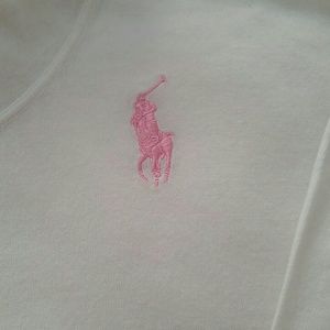 Ralph Lauren Pink Pony Hooded Sweater